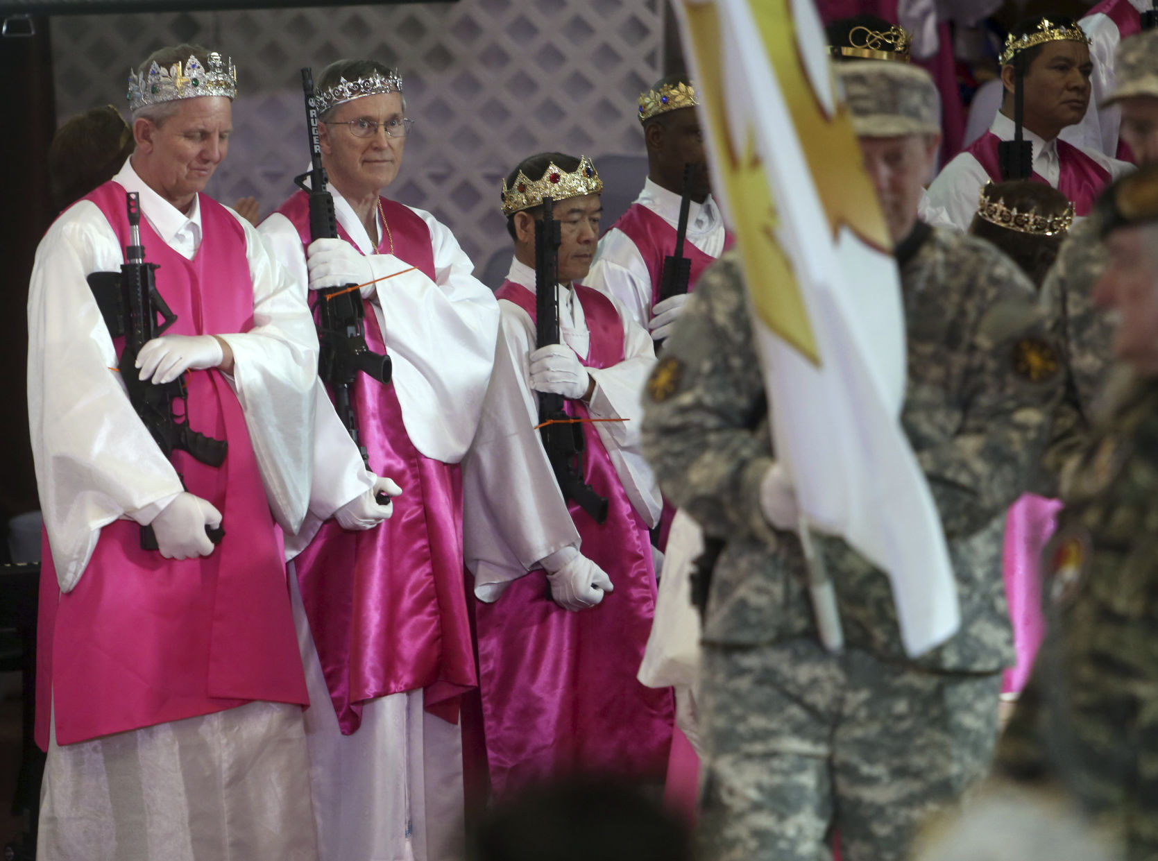 Church Ceremony AR15 Rifles